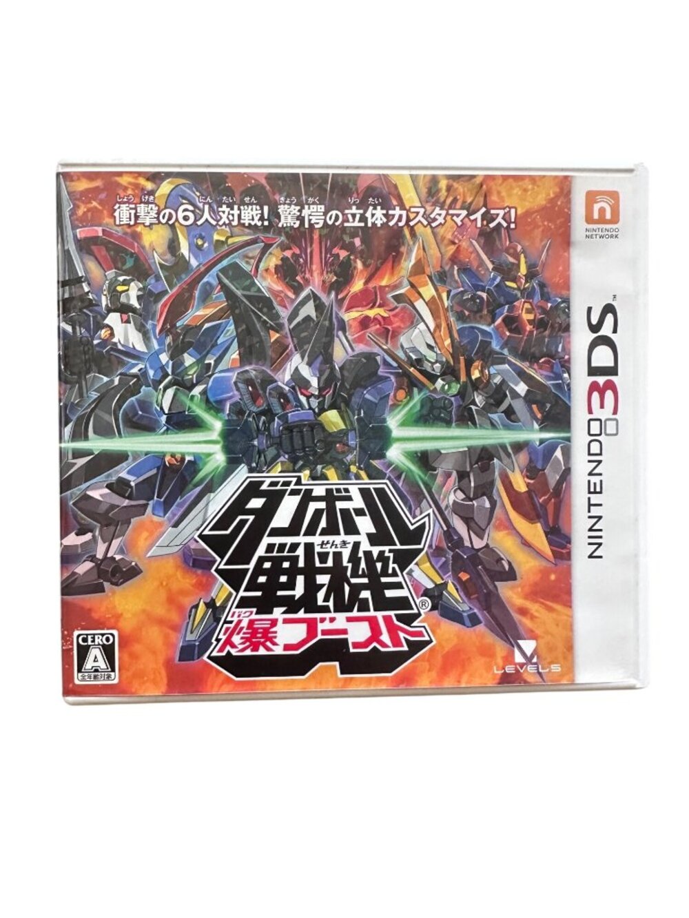 Danball Senki W Super Customizable Robot RPG Nintendo 3DS Japanese Version Level